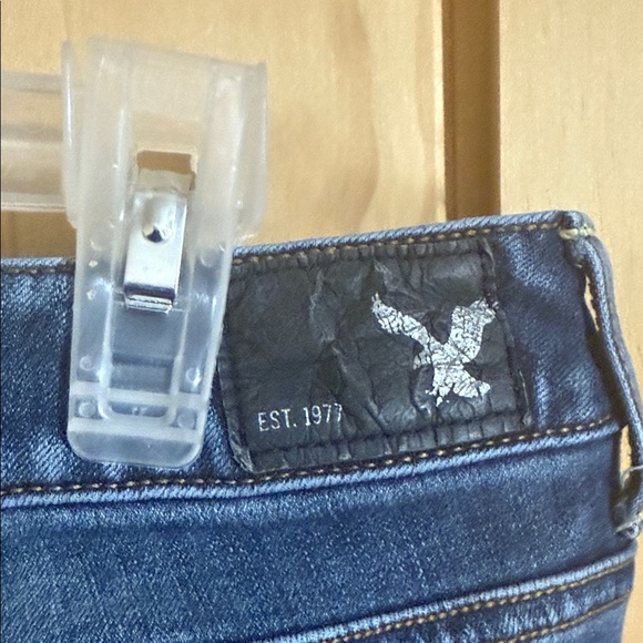 American Eagle Outfitters 360degree super stretch Blue Flare Jeans - Picture 4 of 5